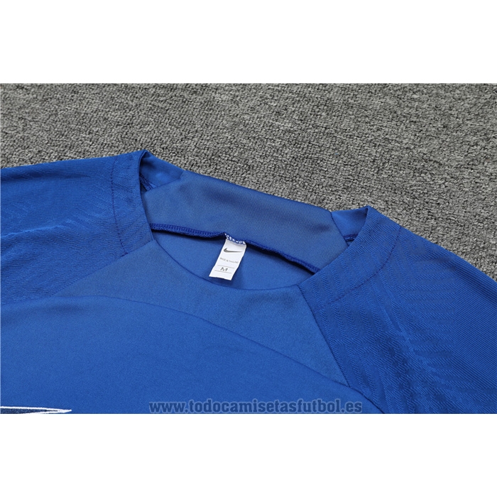Chandal del Inter Milan Manga Corta 2022-2023 Azul - Pantalon Corto